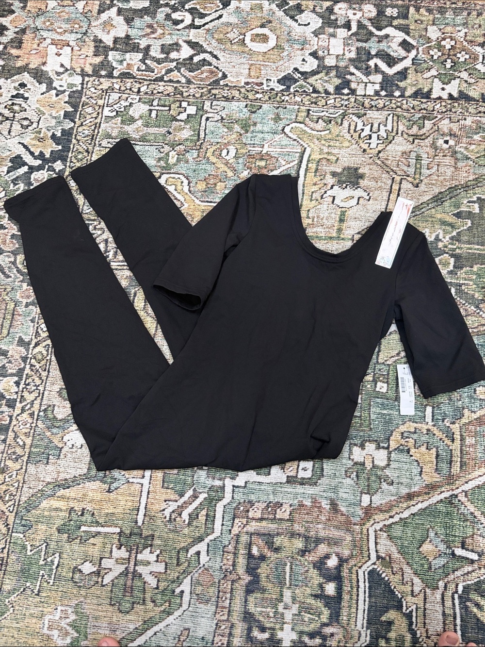 J. Crew Classic Black Scoop Neck Jumpsuit